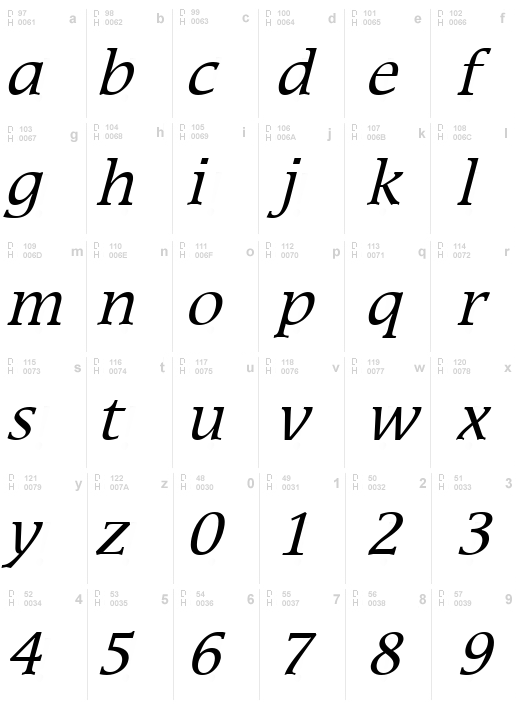 Mirror Italic