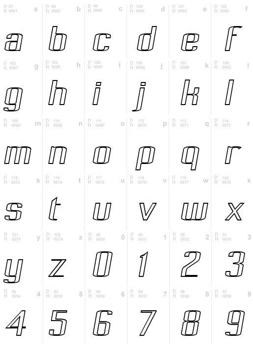 Pecot Outline Oblique