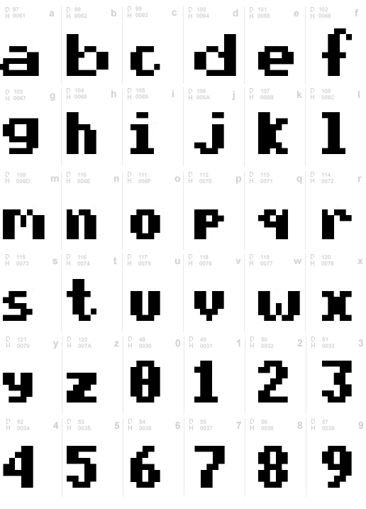 pixelmix bold Regular