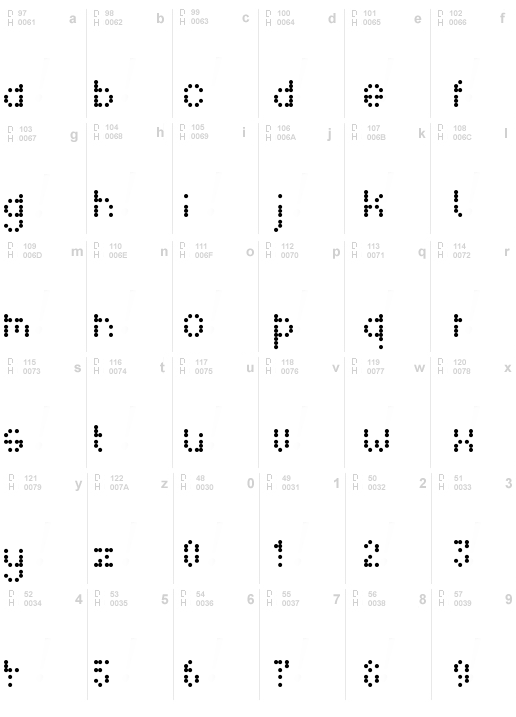 Pseudobraille Regular