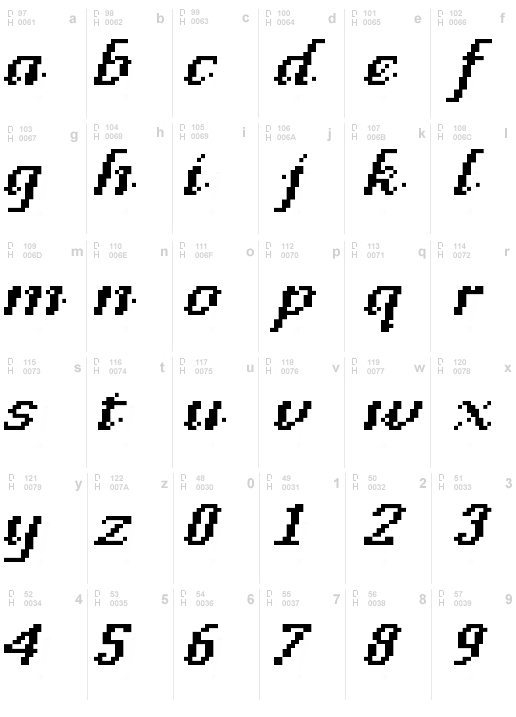 Royal Font of Krondor Italic Regular