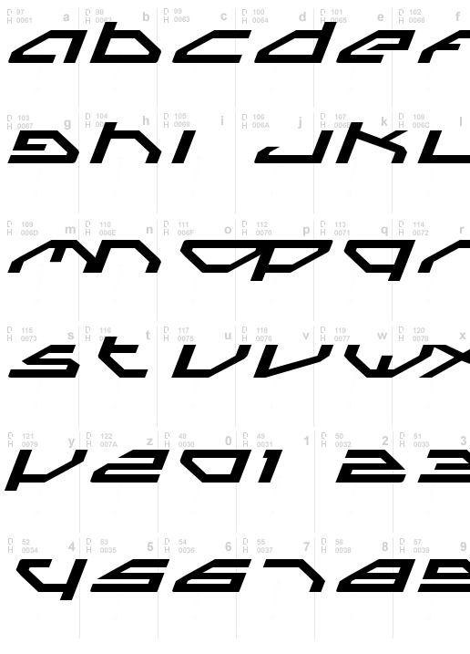 Spylord Expanded Italic